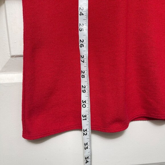 Reformation Caroline Lace-Up Neck Short-Sleeve Mini Dress in Red Size XS - Picture 11 of 13